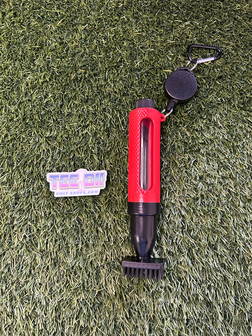Golf Brush with Spray Bottle Red by OEM Golf – Pre-Owned Golf Club – TEE OFF Golf Shops