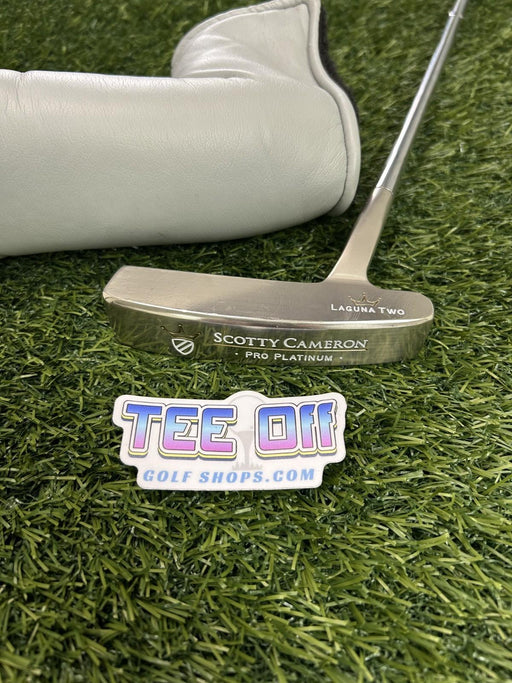 Scotty Cameron Pro Platinum Laguna Two Blade Putter 34" RH – Pre-Owned Golf Club – TEE OFF Golf Shops