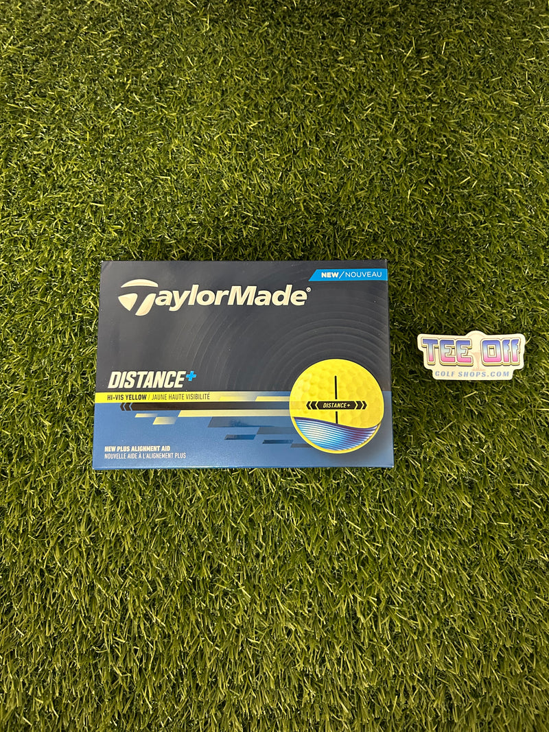 TaylorMade Distance+ Yellow Golf Balls Dozen New – Pre-Owned Golf Club – TEE OFF Golf Shops