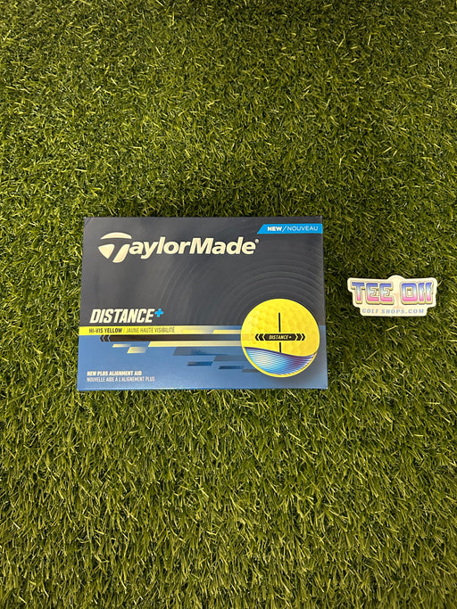 TaylorMade Distance+ Yellow Golf Balls Dozen New – Pre-Owned Golf Club – TEE OFF Golf Shops