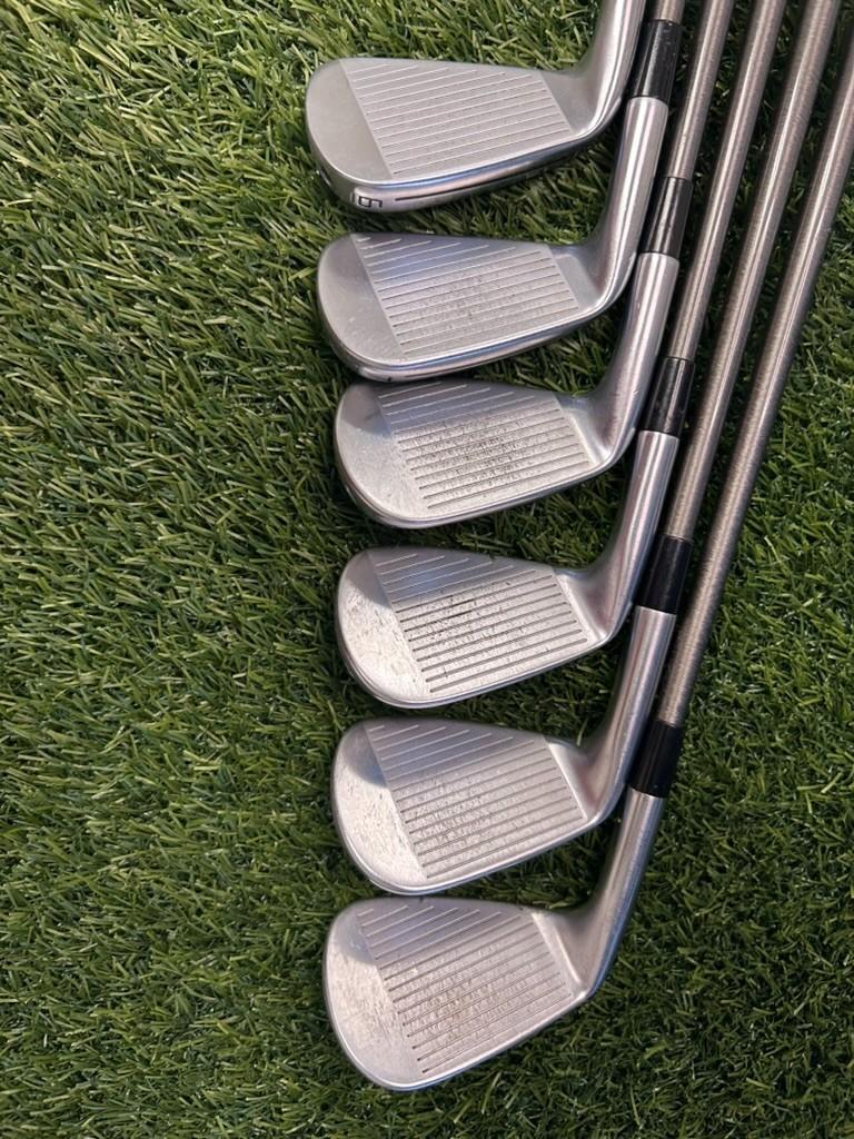 TaylorMade P770 Irons Set 6-AW SteelFiber F3 Regular Flex GP Grips RH – Pre-Owned Golf Club – TEE OFF Golf Shops
