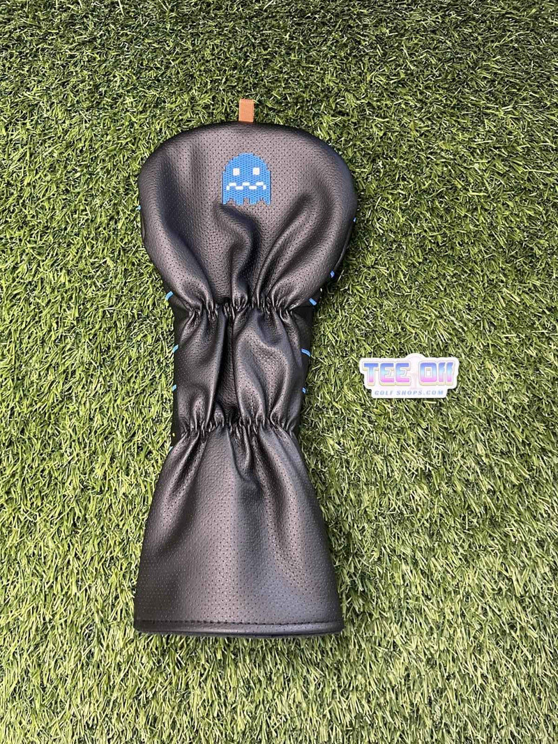 Pacman READY Black Leather Driver Head Cover Craftsman Golf