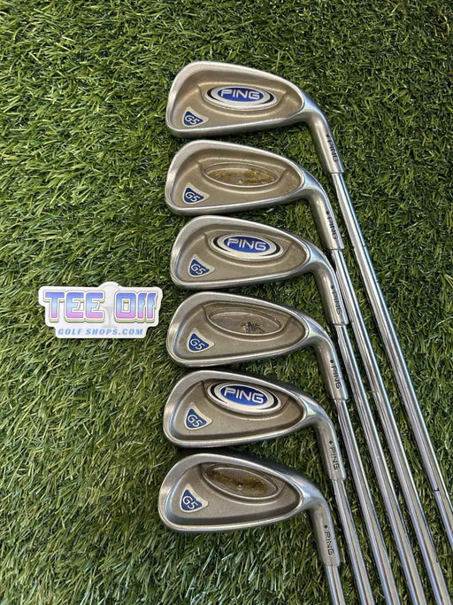 Ping G5 Black Dot Irons Set 5-PW NS Pro Stiff Flex GP Grips RH