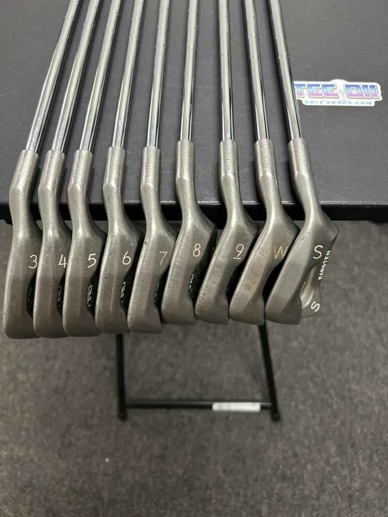 Ping Zing Karsten Orange Dot Irons Set 3-SW KT-M Stiff Flex Champkey Grips RH