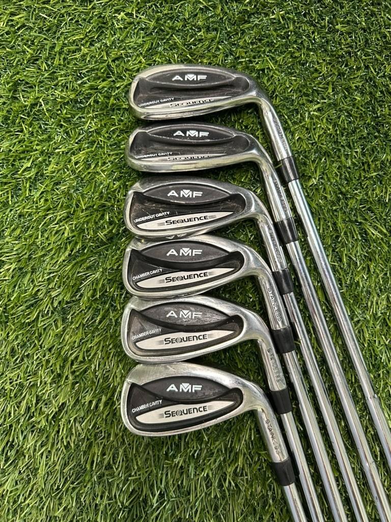 AMF Sequence Irons Set 6-SW Apex Steel Regular Flex AMF Grip RH – Pre-Owned Golf Club – TEE OFF Golf Shops