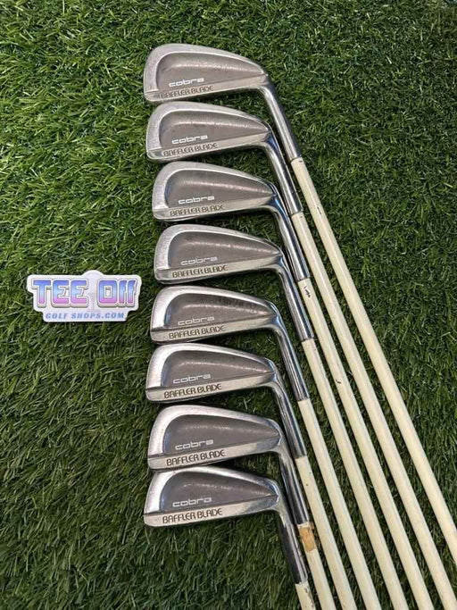 Ladies Cobra Baffler Blade Irons Set 3-PW Graphite W Flex Original Grips RH