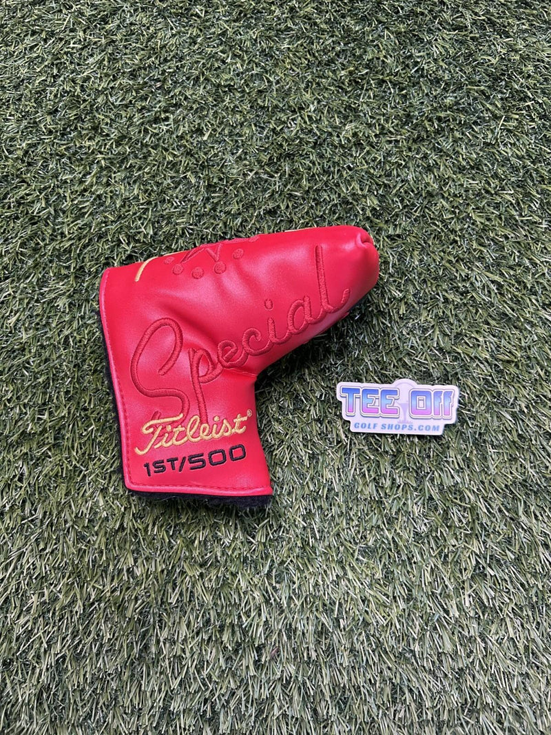 Scotty Cameron Special Select 1st of 500 Red Black Putter Head Cover Limited – Pre-Owned Golf Club – TEE OFF Golf Shops