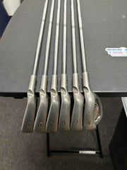 Ping i10 White Dot Irons Set 5-PW AWT Stiff Flex GP Grips RH