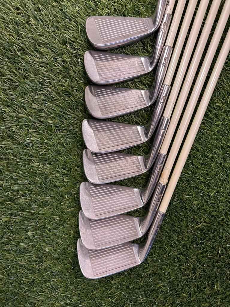 Ladies Cobra Baffler Blade Irons Set 3-PW Graphite W Flex Original Grips RH