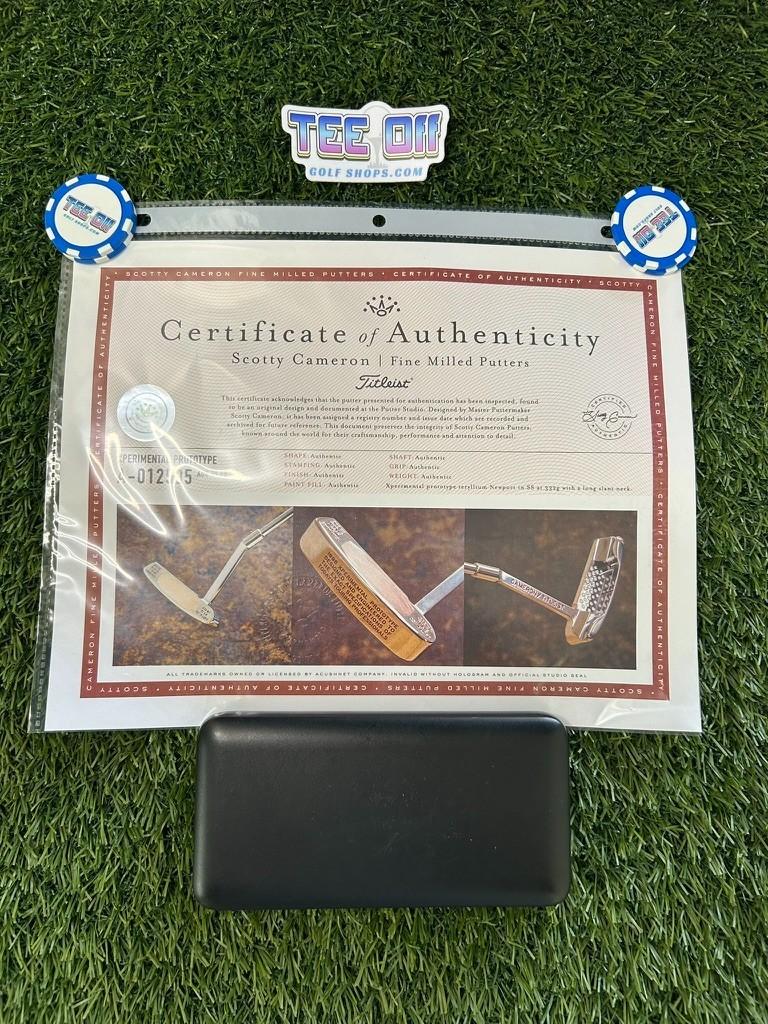 Scotty Cameron 1998 Xperimental Prototype 303 SS TeI3 Blade Putter RH – Pre-Owned Golf Club – TEE OFF Golf Shops