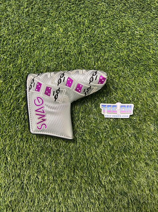 SWAG Golf “Roll the Dice – Purple Edition” Blade Putter Head Cover – Pre-Owned Golf Club – TEE OFF Golf Shops