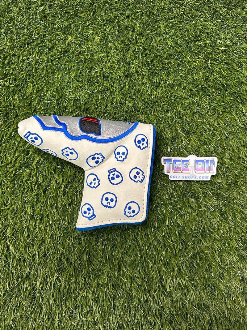 SWAG Golf "Blue Skully Handsome One” Blade Putter Head Cover – Pre-Owned Golf Club – TEE OFF Golf Shops