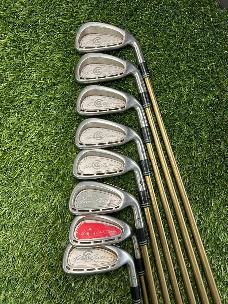 Cleveland Tour Action TA7 Irons Set 3-PW Gold Shafts Regular Flex Golf Pride RH – Pre-Owned Golf Club – TEE OFF Golf Shops