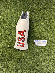 Generic USA White Putter Head Cover