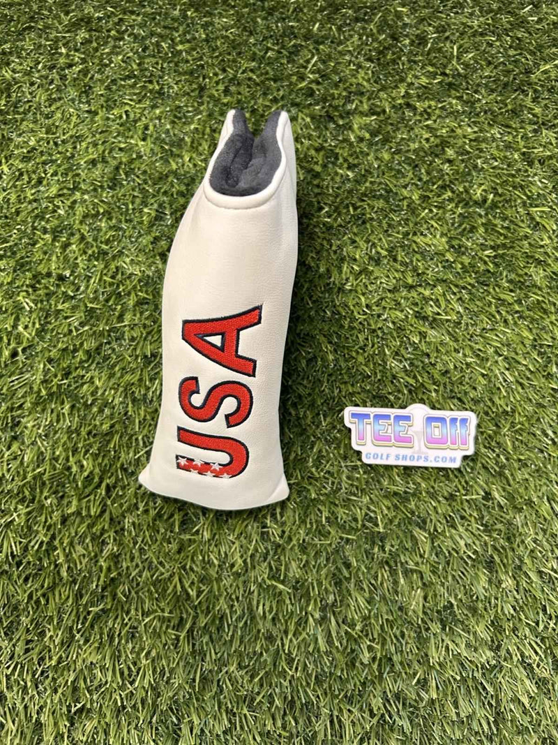 Generic USA White Putter Head Cover