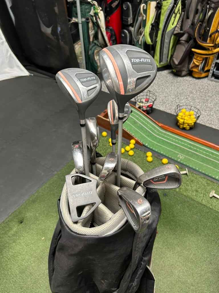 Ladies Top Flite 9pc Complete Golf Club Set LH