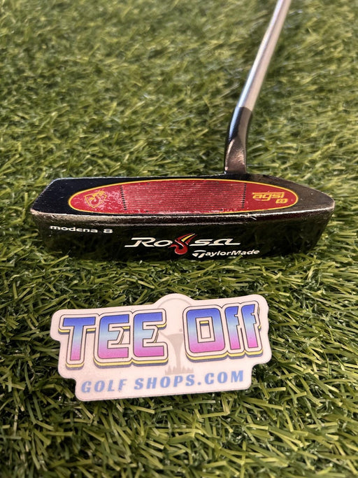 TaylorMade Rossa Modena 8 Black 35" Blade Putter Karma Grip RH – Pre-Owned Golf Club – TEE OFF Golf Shops