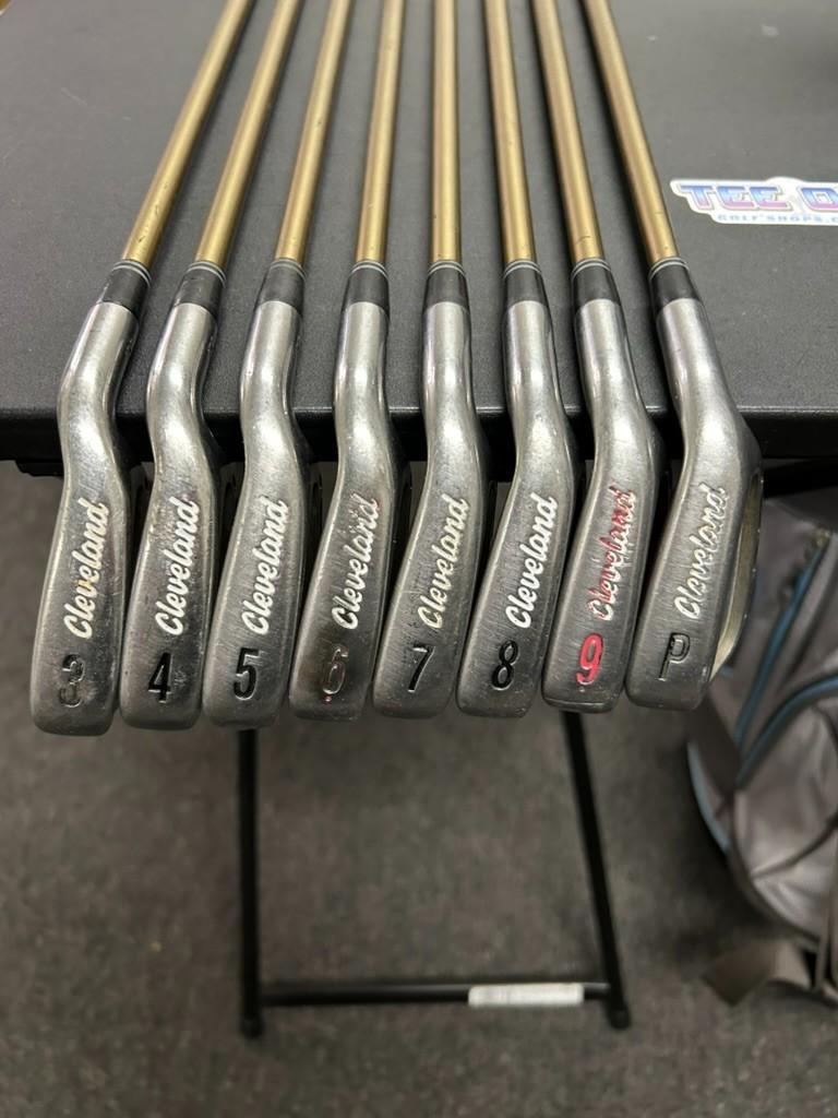 Cleveland Tour Action TA7 Irons Set 3-PW Gold Shafts Regular Flex Golf Pride RH – Pre-Owned Golf Club – TEE OFF Golf Shops