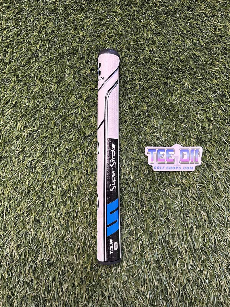 Super Stroke Tour 2.0 White/Black/Blue Putter Grip
