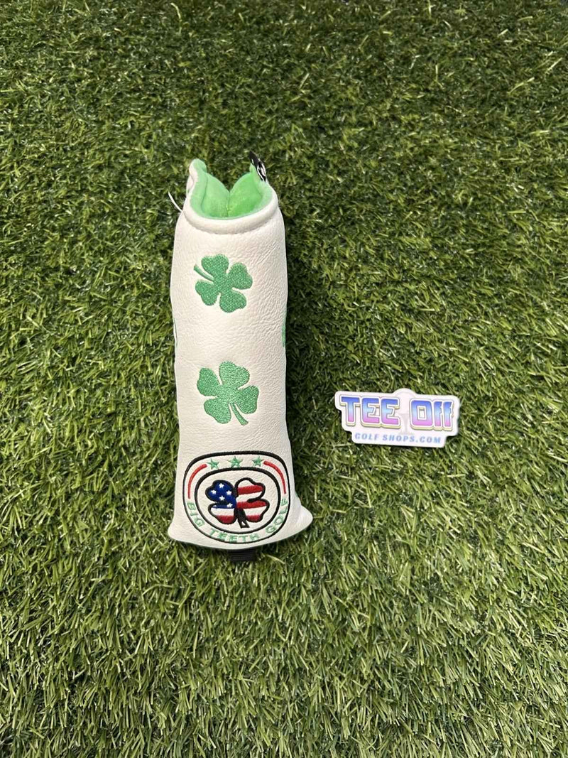 Big Teeth Shamrock White Blade Putter Head Cover
