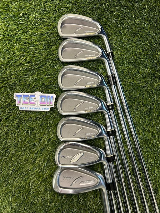 Fourteen TC550 Irons Set 4-PW Mix TC710 9 Iron TC788 PW Upgraded Regular Flex RH – Pre-Owned Golf Club – TEE OFF Golf Shops