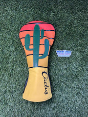 Desert Cactus Sunset Leather Driver Head Cover Craftsman Golf